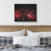 Feuerwerkskörper/Leinwand Leinwanddruck (Insitu (Schlafzimmer))