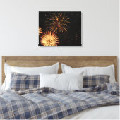 Feuerwerkskörper/Leinwand Leinwanddruck (Insitu (Schlafzimmer))