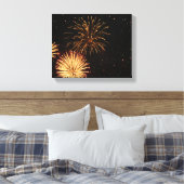 Feuerwerkskörper/Leinwand Leinwanddruck (Insitu (Schlafzimmer))
