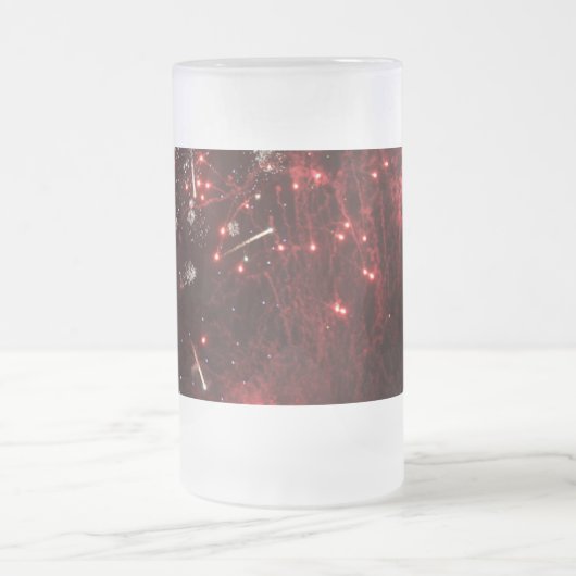 Feuerwerkskörper Mattglas Bierglas (Mittel)