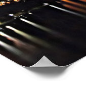 Feuerwerkskörper mit Blitz Poster (Ecke)