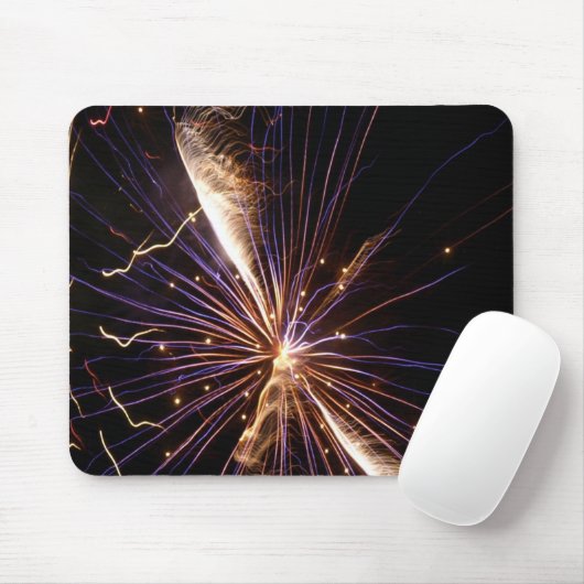 Feuerwerkskörper Mousepad (Mit Mouse)