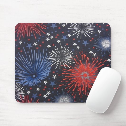 Feuerwerkskörper Mousepad (Mit Mouse)