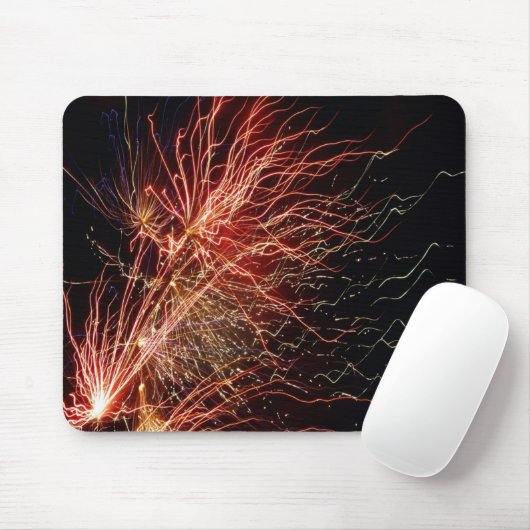 Feuerwerkskörper Mousepad (Mit Mouse)