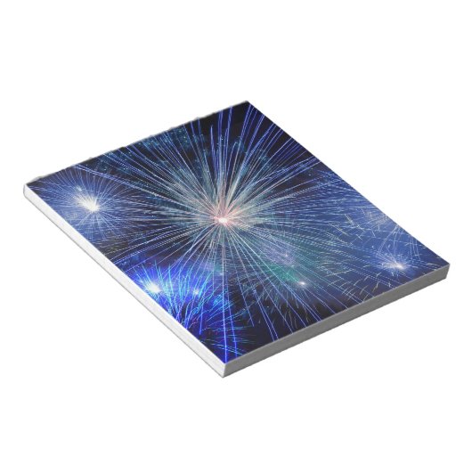 Feuerwerkskörper Notizblock (angewinkelt)