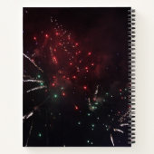 Feuerwerkskörper Notizblock (Rückseite)