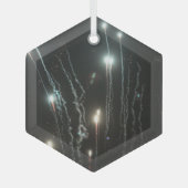 Feuerwerkskörper Ornament Aus Glas (Vorderseite)