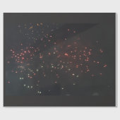 Feuerwerkskörper-Papier Geschenkpapier (Flach)