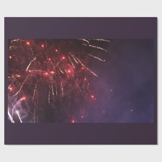 Feuerwerkskörper-Papier Geschenkpapier (Flach)