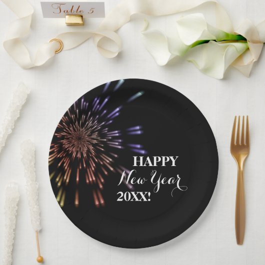 Feuerwerkskörper Pappteller (Hochzeit)