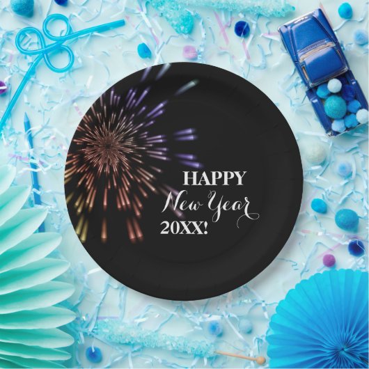 Feuerwerkskörper Pappteller (Party)