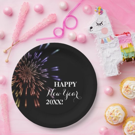 Feuerwerkskörper Pappteller (Party)