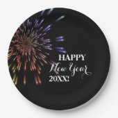 Feuerwerkskörper Pappteller (Vorderseite)