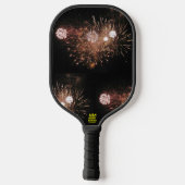 "Feuerwerkskörper" Pickleball Schläger (Rückseite)
