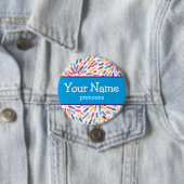 Feuerwerkskörper Polyamory Prilag Flag Pronouns Na Button (Beispiel)