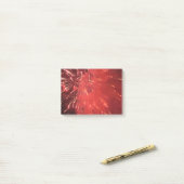 Feuerwerkskörper Post-it Klebezettel (Auf Schreibtisch)