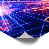 Feuerwerkskörper Poster (Ecke)