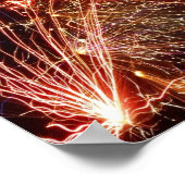 Feuerwerkskörper Poster (Ecke)