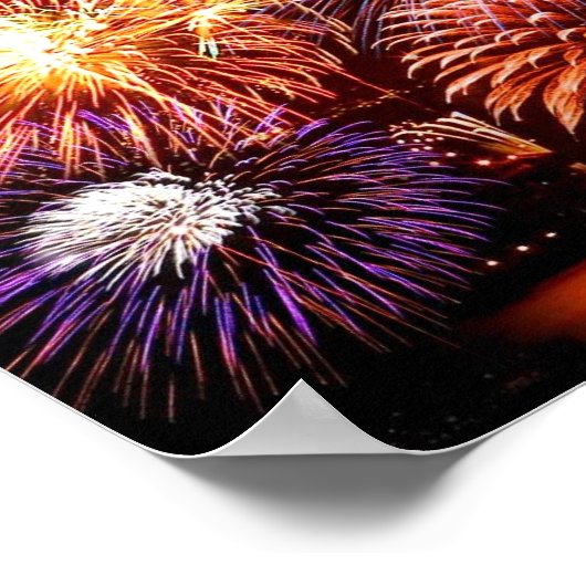 Feuerwerkskörper Poster (Ecke)