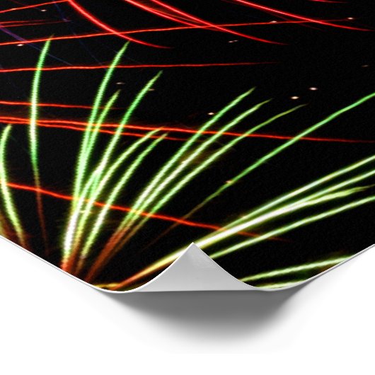 Feuerwerkskörper Poster (Ecke)