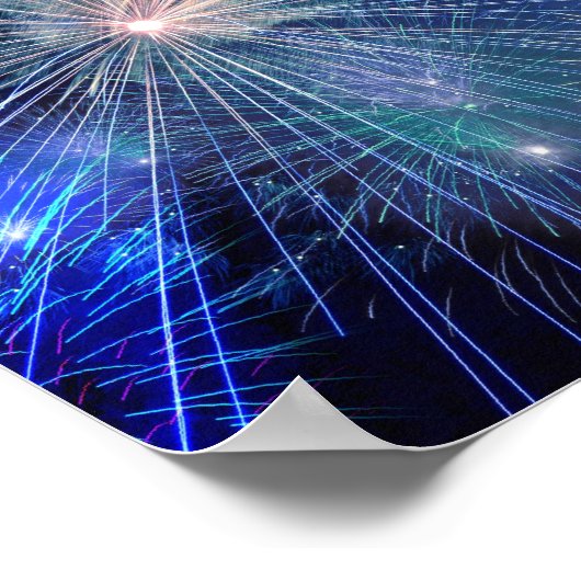 Feuerwerkskörper Poster (Ecke)