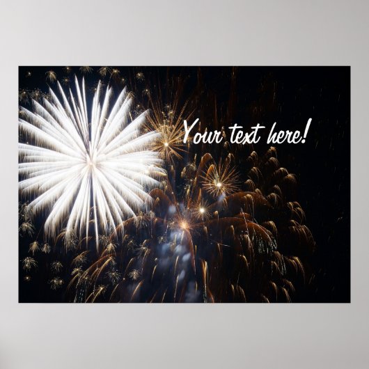 Feuerwerkskörper Poster (Vorne)