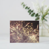 Feuerwerkskörper Postkarte (Stehend Vorderseite)