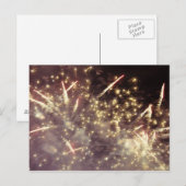 Feuerwerkskörper Postkarte (Vorne/Hinten)