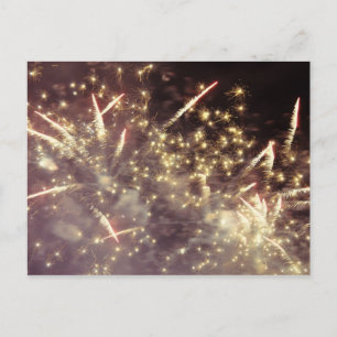Feuerwerkskörper Postkarte