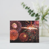 Feuerwerkskörper Postkarte (Stehend Vorderseite)