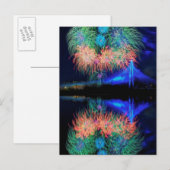 Feuerwerkskörper Postkarte (Vorne/Hinten)