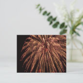 Feuerwerkskörper Postkarte (Stehend Vorderseite)