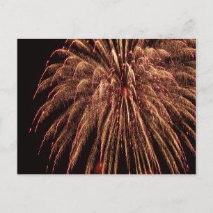 Feuerwerkskörper Postkarte