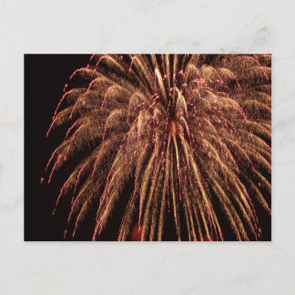 Feuerwerkskörper Postkarte