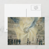 Feuerwerkskörper Postkarte (Vorne/Hinten)
