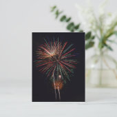 Feuerwerkskörper Postkarte (Stehend Vorderseite)