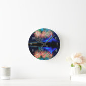 Feuerwerkskörper Runde Wanduhr (Zuhause)