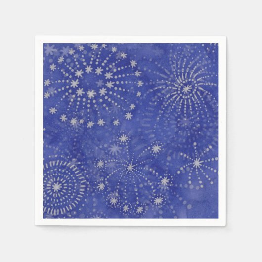 Feuerwerkskörper Serviette (Vorderseite)