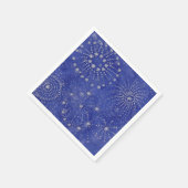 Feuerwerkskörper Serviette (Ecke)