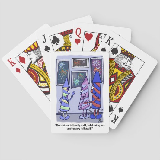 Feuerwerkskörper Spielkarten (Rückseite)