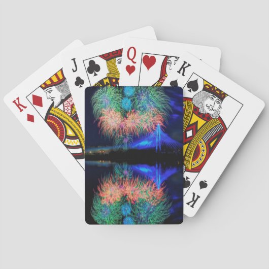 Feuerwerkskörper Spielkarten (Rückseite)