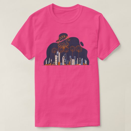 Feuerwerkskörper T-Shirt (Design vorne)