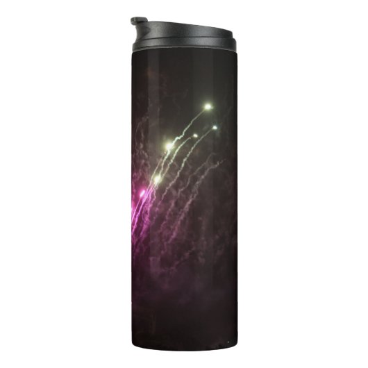Feuerwerkskörper Thermosbecher (Nach rechts gedreht)