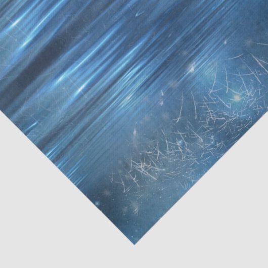 Feuerwerkskörper über dem Entfärbungspapier Seidenpapier (Detail)