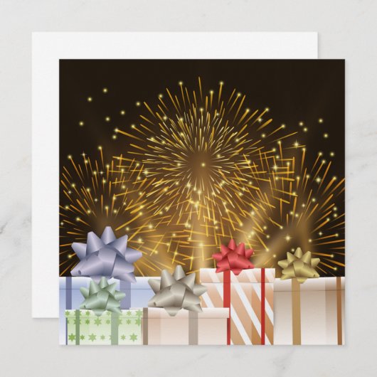 Feuerwerkskörper und Licht mit Geschenkboxen Neue (Vorne/Hinten)