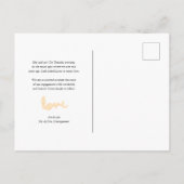 Feuerwerkskörper | Verlobung des Fotos im Neujahr Ankündigungspostkarte (Rückseite)