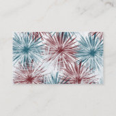 Feuerwerkskörper Visitenkarte (Rückseite)