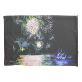 Feuerwerkskörper Wasserfarben Abend Kissenbezug (Vorderseite)