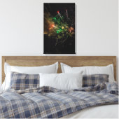Feuerwerkskörper Wrapper Leinwanddruck (Insitu (Schlafzimmer))