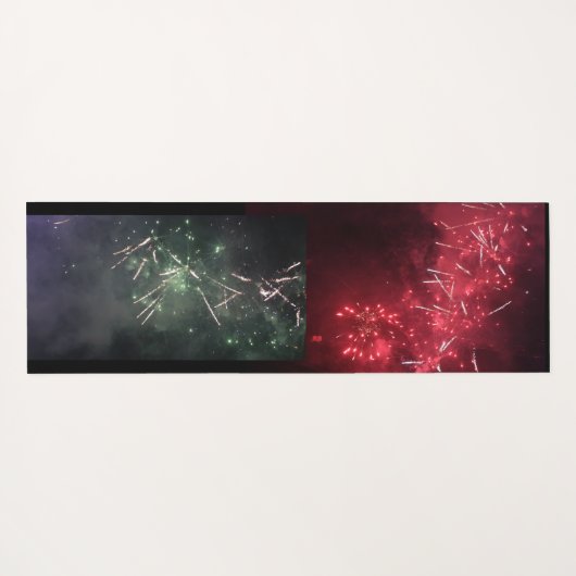 Feuerwerkskörper Yogamatte (Rückseite (Horizontal))